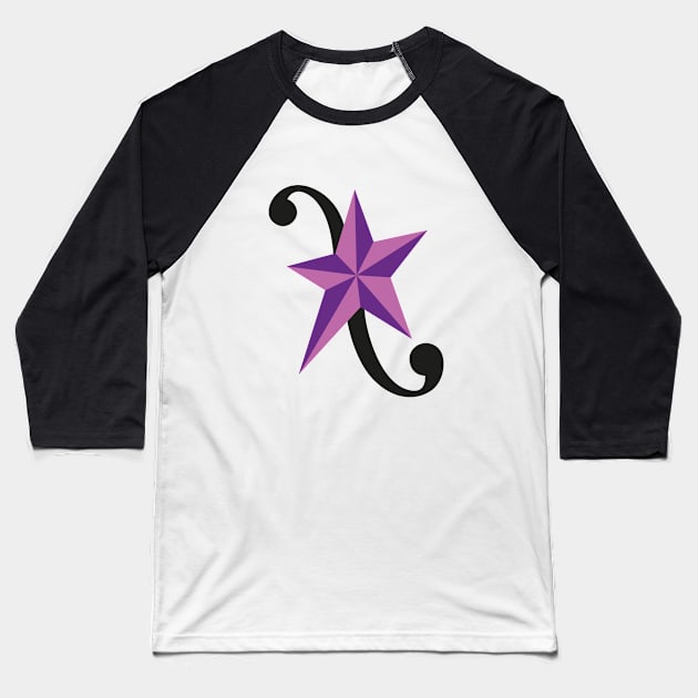 Aria Blaze cutie mark Baseball T-Shirt by CloudyGlow